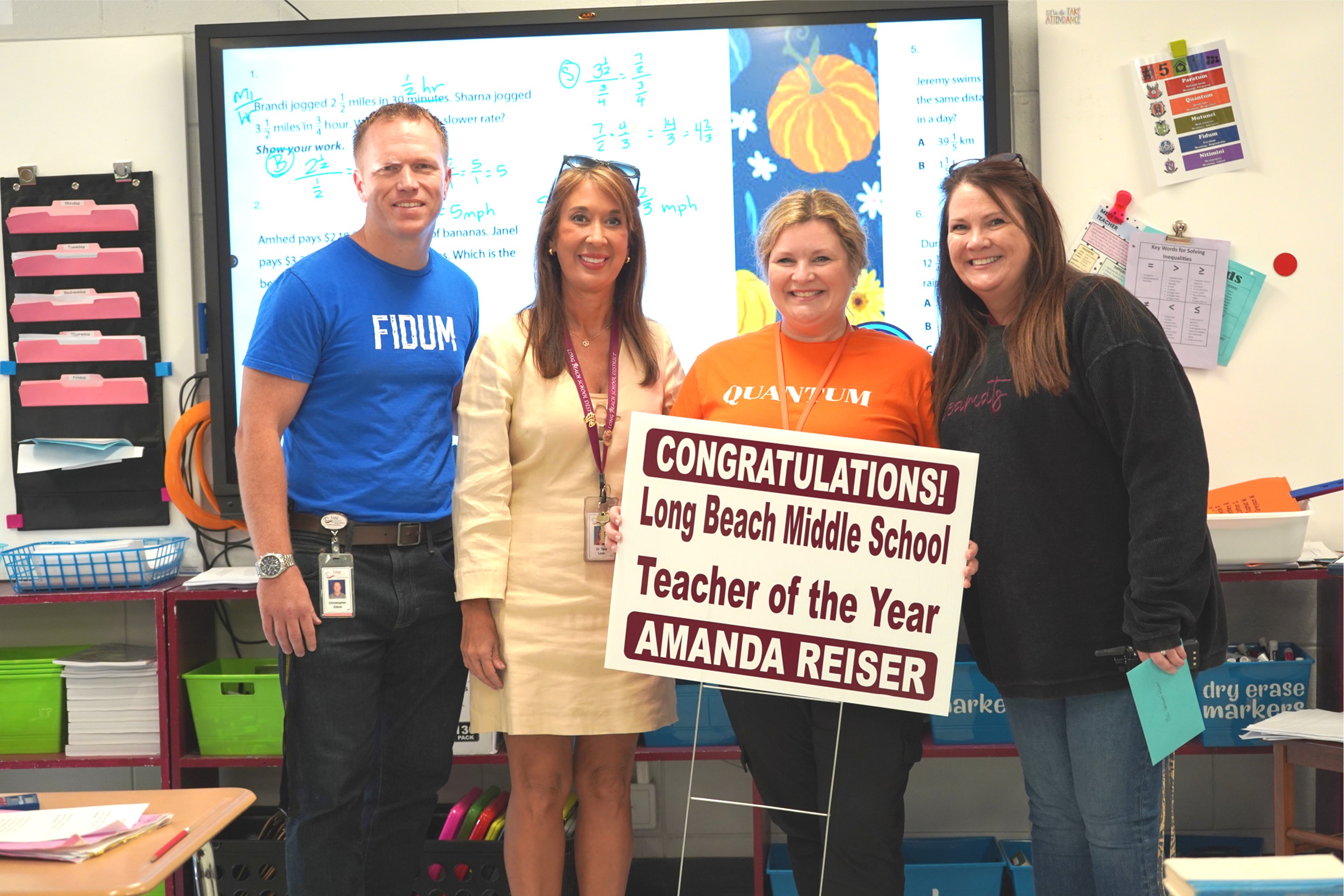 LBMS teacher of year